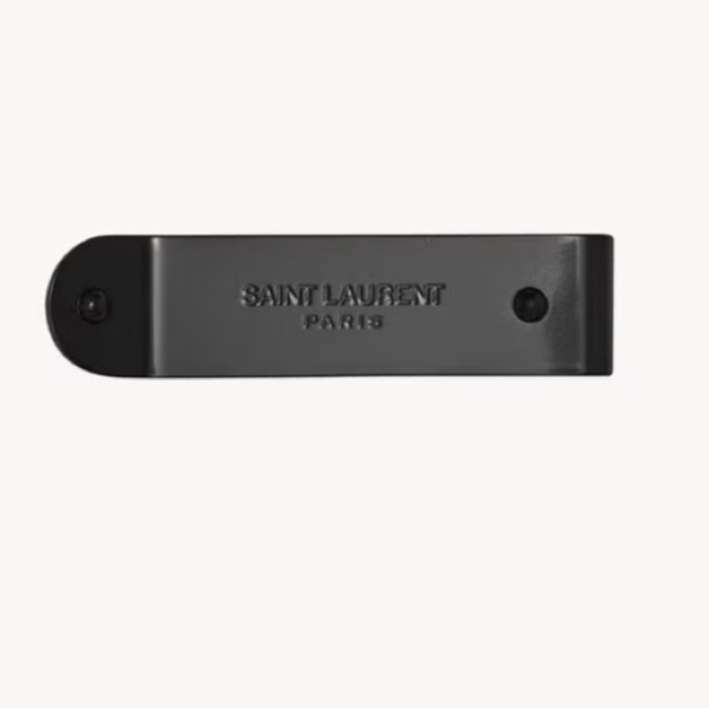 Saint Laurent Black Money Clip